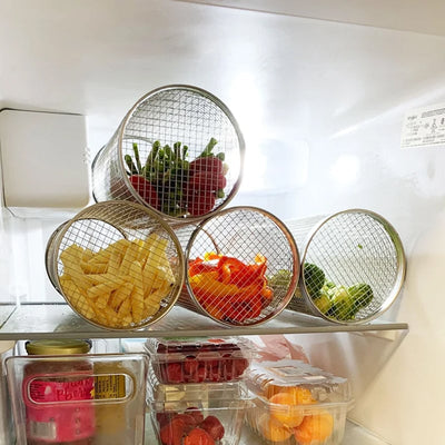 -Rolling Grilling Basket