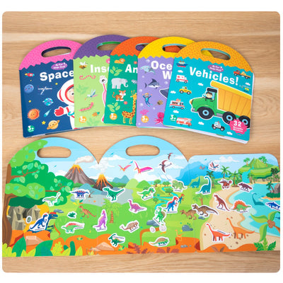 🔥Reusable Sticker Book - Keep Kids off Devices!✨